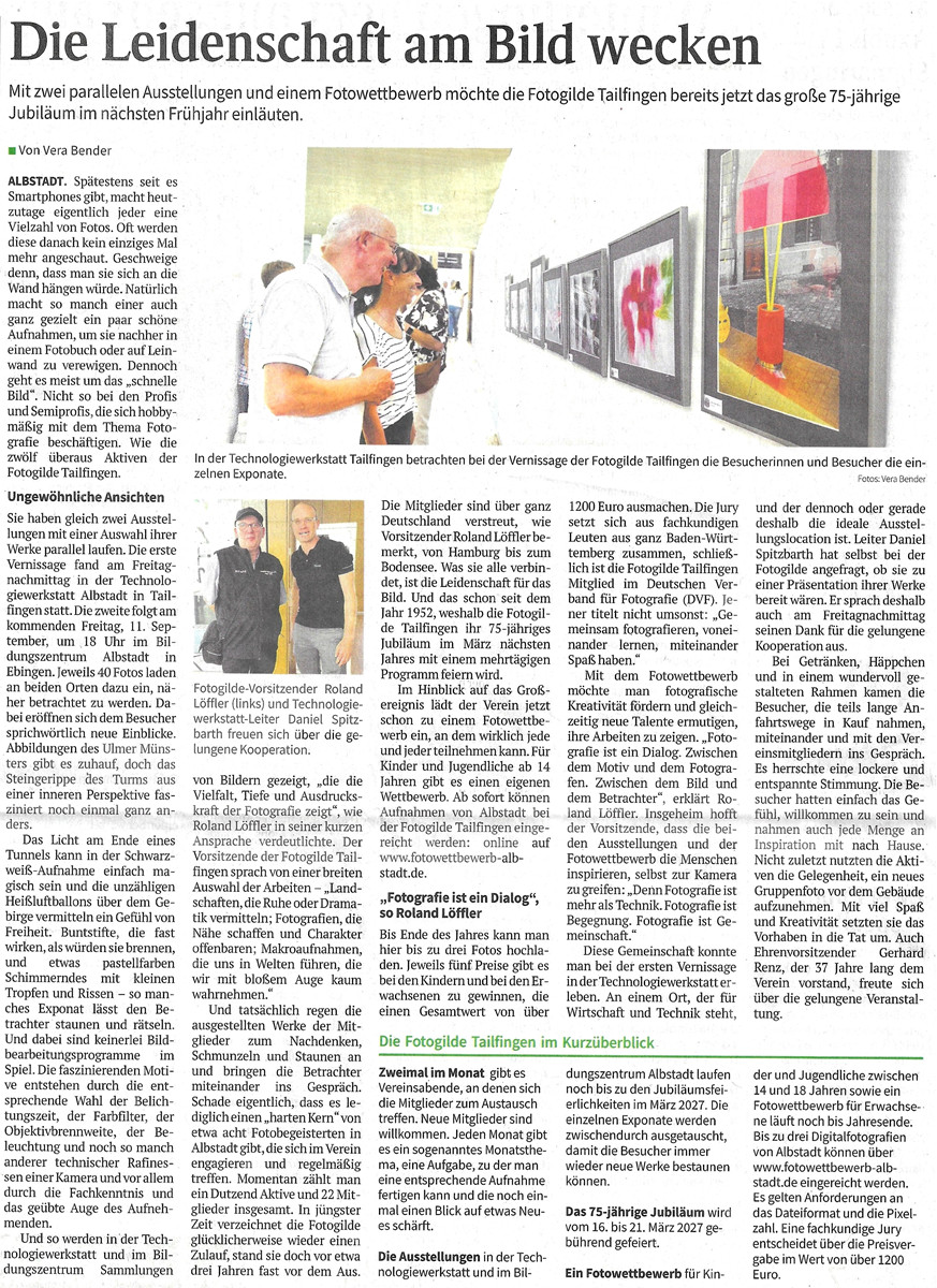 2026 02 14 Zollern Alb Kurier Workshops Fotogilde 1